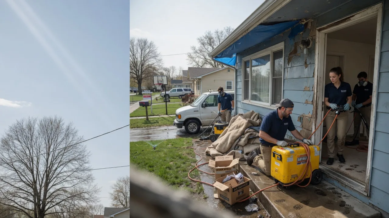 Basement Flood Cleanup in Poplar, WI near me